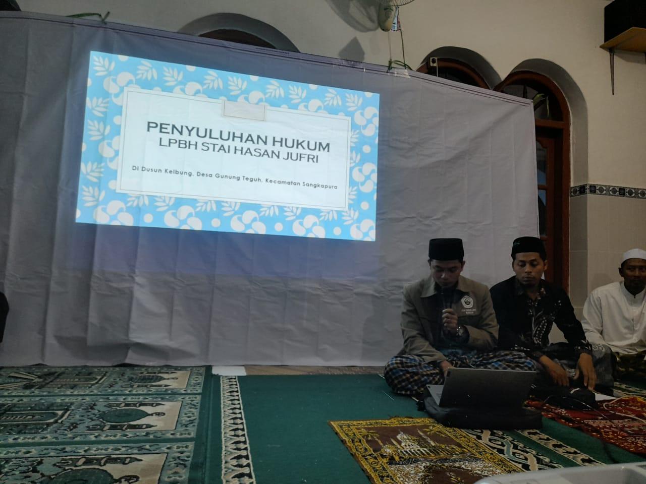 Siap beri Konsultasi Hukum Gratis, LPBH STAIHA Bawean adakan Sosialisasi Hukum di desa Menara Desa G